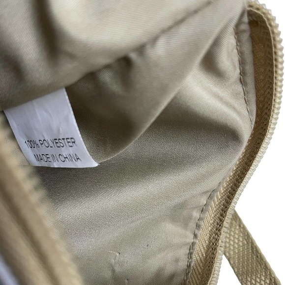 Glove It Crossbody Bag Purse Womens Floral Tropical Leaf Multi Zip Polyester - Picture 6 of 8